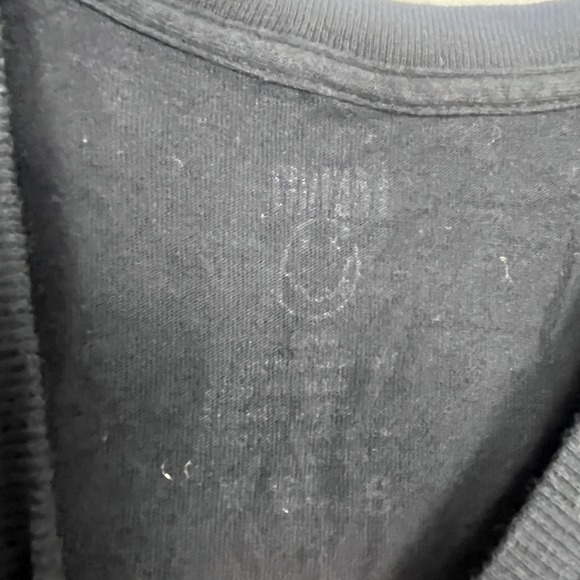 Nirvana Gradient Smile Face T Shirt Mens Black Graphic Print Crew Neck Casual S - Picture 5 of 9